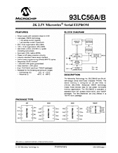 DataSheet 93LC56A pdf